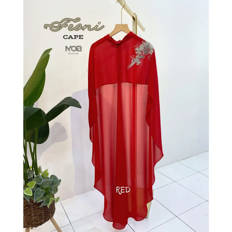 New Design !! Cape Feoni in 6 Colour I Nikah I Tunang I Kenduri I Dinner By Moff Collection thumbnail 2