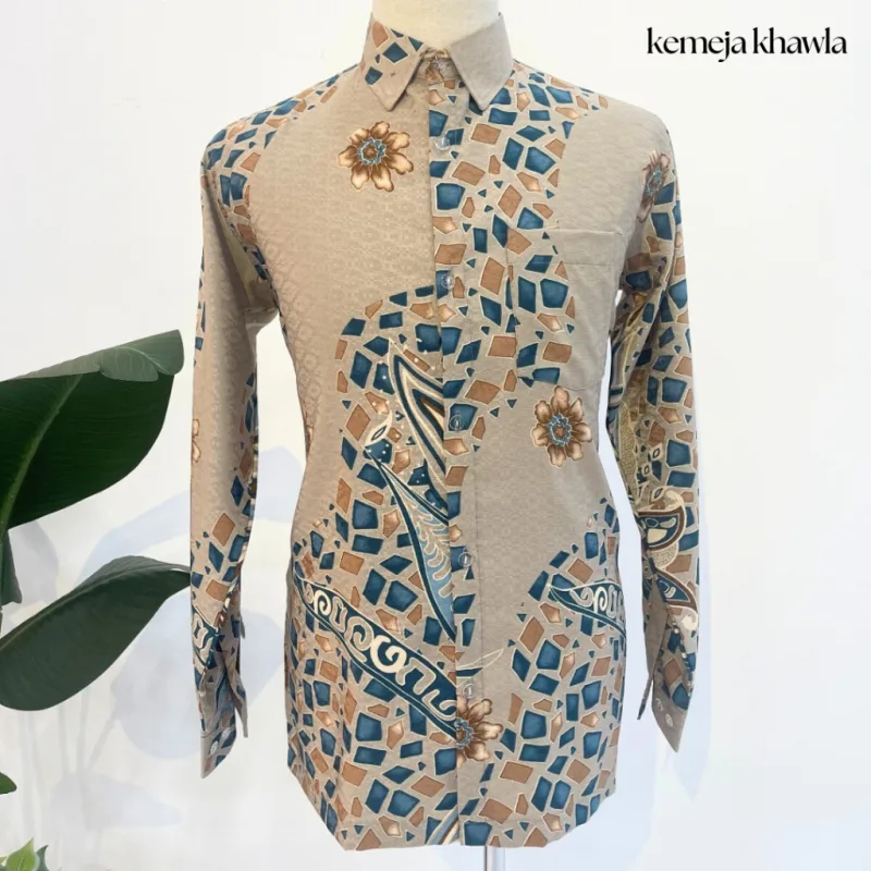 New Design Batik !! Kemeja Khawla in 9 colour by moff2u I batik malaysia I batik moden thumbnail 4