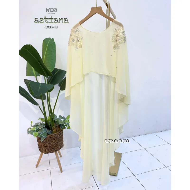 New Design !! Cape Astiana in 7 Colour I Nikah I Tunang I Kenduri I Dinner By Moff Collection thumbnail 3