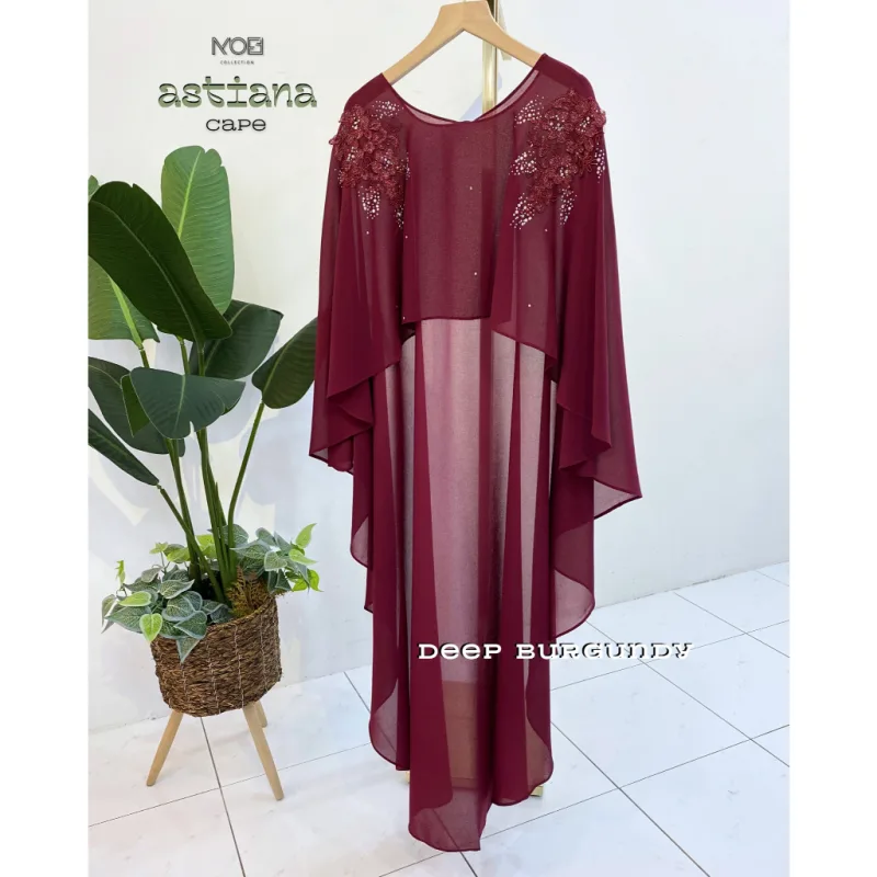 New Design !! Cape Astiana in 7 Colour I Nikah I Tunang I Kenduri I Dinner By Moff Collection thumbnail 4