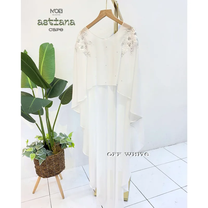 New Design !! Cape Astiana in 7 Colour I Nikah I Tunang I Kenduri I Dinner By Moff Collection thumbnail 2