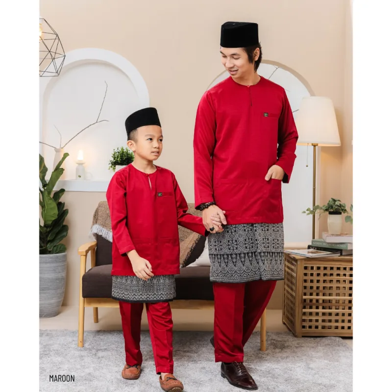Baju Melayu Teluk Belanga Adult & Kids in 5 Colour By Moff2U I Teluk Belanga I Baju Melayu thumbnail 4