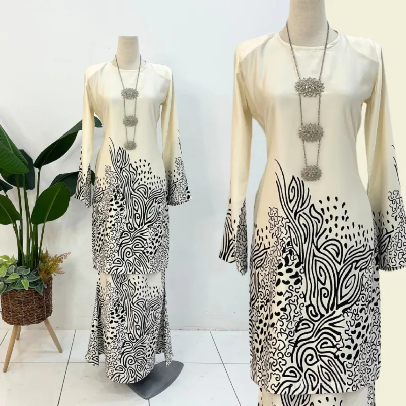 Kurung Batik Indera in 8 Colour By Moff2U I Batik Malaysia I Batik Moden I Kurung Moden thumbnail 4