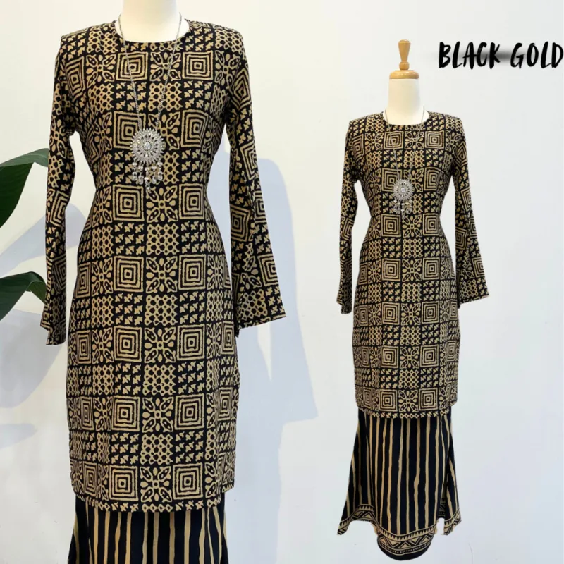 NEW DESIGN !! Kurung Moden Batik Seroja IN 6 Colour by MOFF2u thumbnail 2