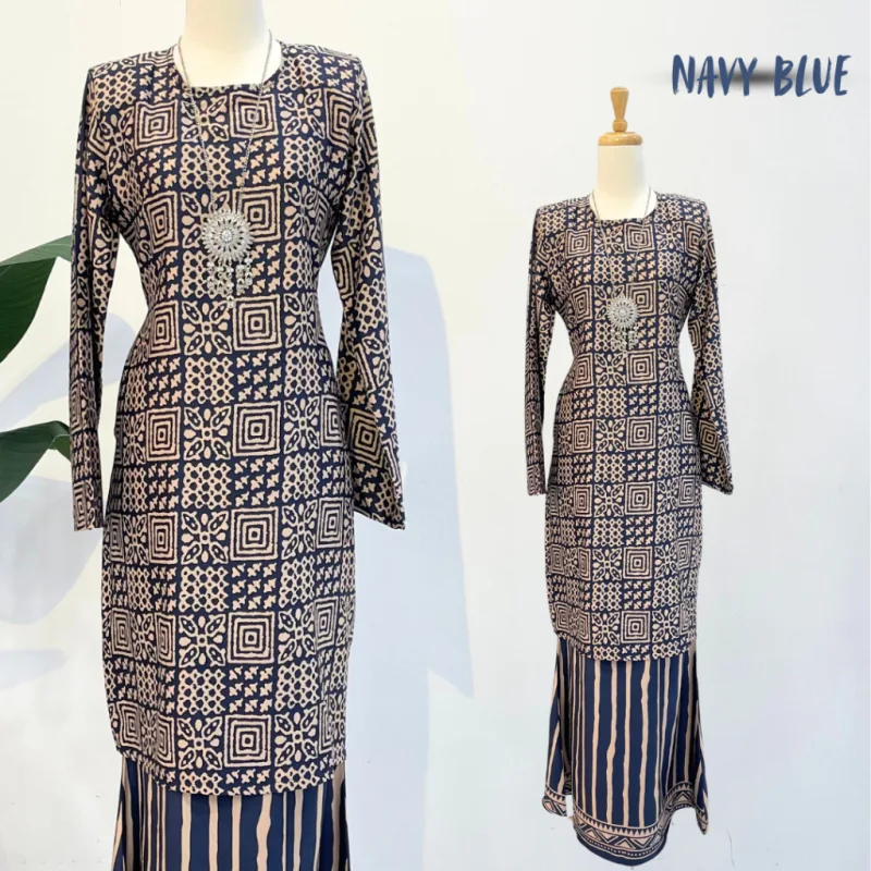 NEW DESIGN !! Kurung Moden Batik Seroja IN 6 Colour by MOFF2u thumbnail 5
