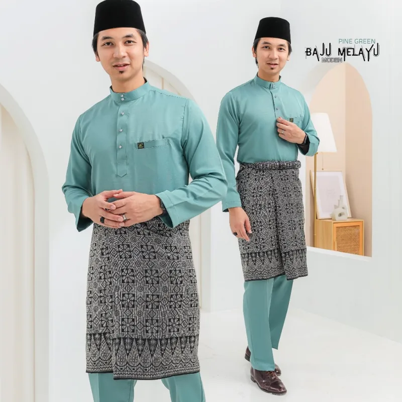 SET NIKAH DRESS QASYA 7 ITEM IN PINE GREEN I NIKAH I TUNANG I SANDING I DINNER BY MOFF COLLECTION thumbnail 4