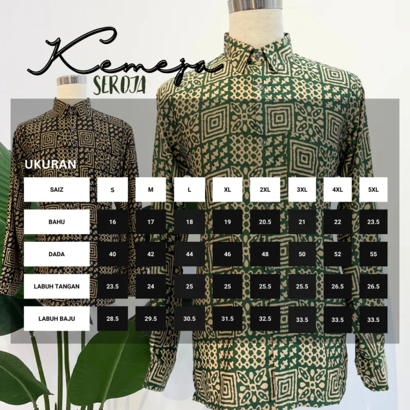 NEW DESIGN !! Kemeja Batik Seroja IN 11 Colour by MOFF2u thumbnail 3