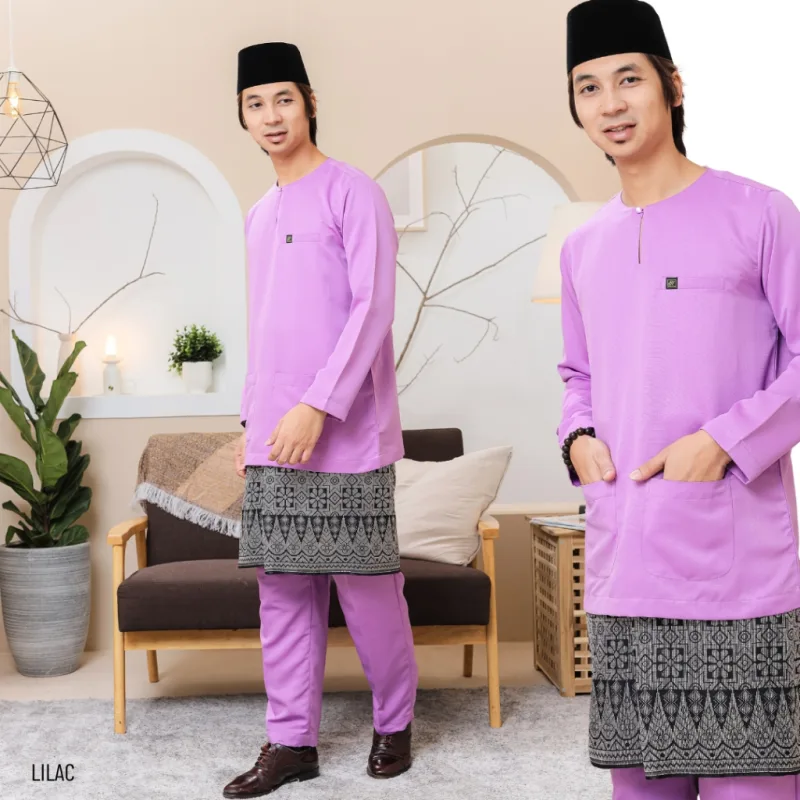 Baju Melayu Teluk Belanga Adult in 5 Colour By Moff2U I Teluk Belanga I Baju Melayu thumbnail 5