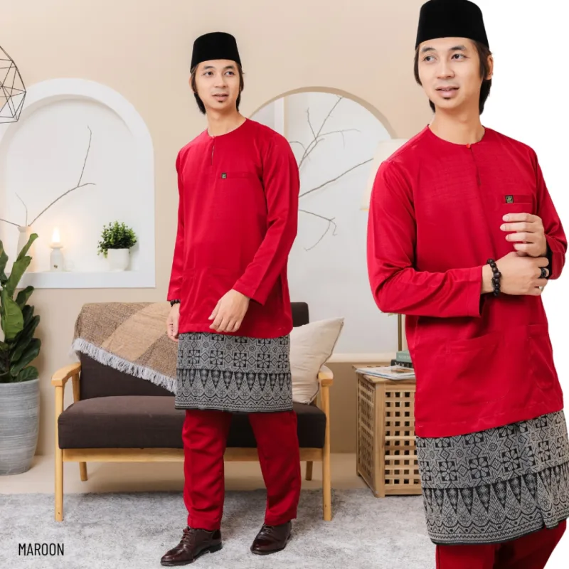 Baju Melayu Teluk Belanga Adult in 5 Colour By Moff2U I Teluk Belanga I Baju Melayu thumbnail 4