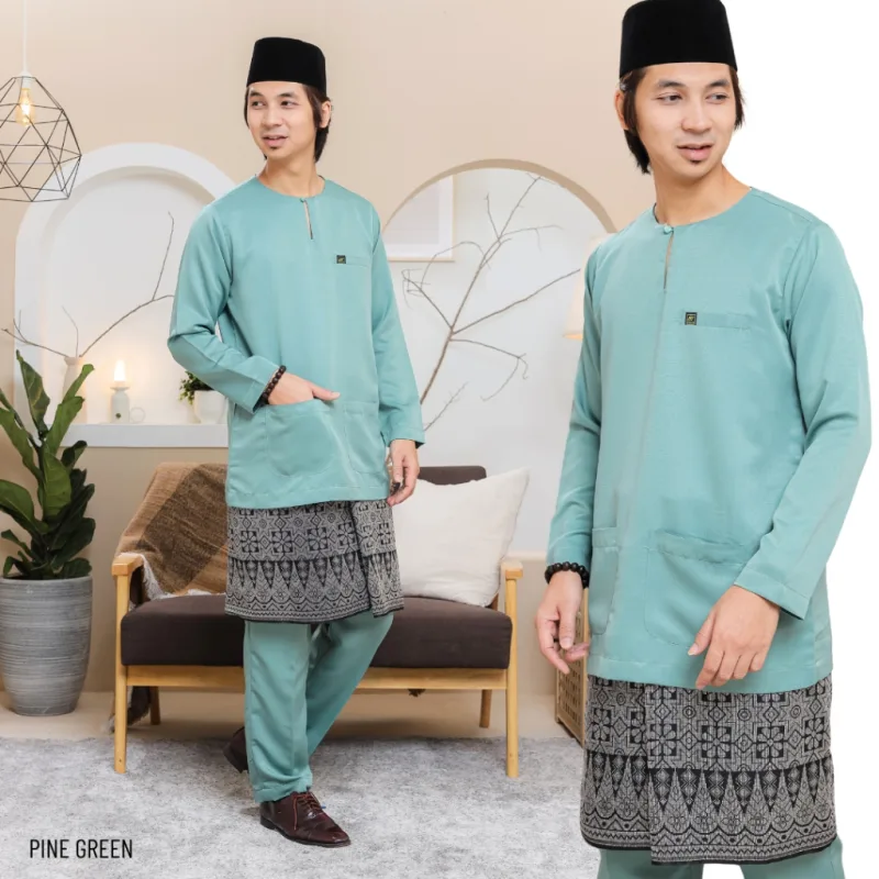 Baju Melayu Teluk Belanga Adult in 5 Colour By Moff2U I Teluk Belanga I Baju Melayu thumbnail 2