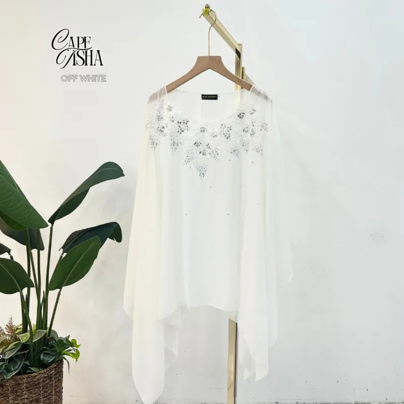 NEW ARRIVAL CAPE TISHA | IN 19 COLOUR | MATERIAL CHIFFON | OUTERWEAR thumbnail 5