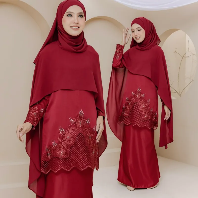 Kurung Moden Belvana Dewasa Cape in 6 Colour I Kurung Raya I Kurung Moden I Raya 2026 by Moff Collection thumbnail 2