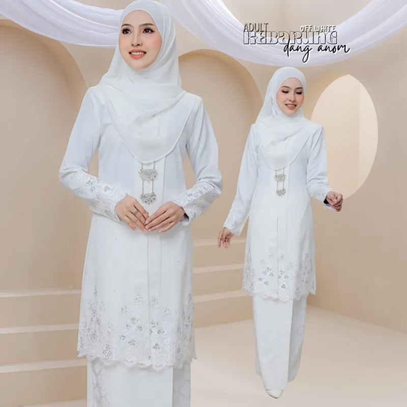 Set Family Kebarung Dang Anom In Offwhite I Set Family I Raya 2026 by Moff Collection thumbnail 2