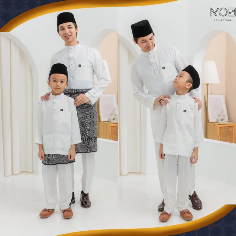 Set Family Kebarung Dang Anom In Offwhite I Set Family I Raya 2026 by Moff Collection thumbnail 4