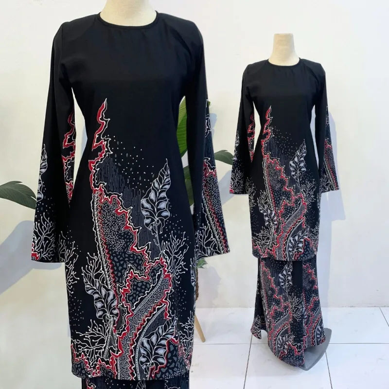 KURUNG MODEN BAIDURI CORAK BATIK | BATIK MALAYSIA | CORAK BATIK PRINTED | MATERIAL SAKURA thumbnail 3