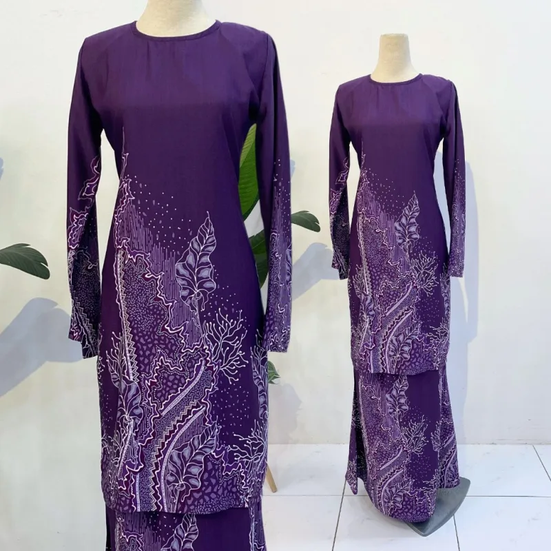 KURUNG MODEN BAIDURI CORAK BATIK | BATIK MALAYSIA | CORAK BATIK PRINTED | MATERIAL SAKURA thumbnail 5