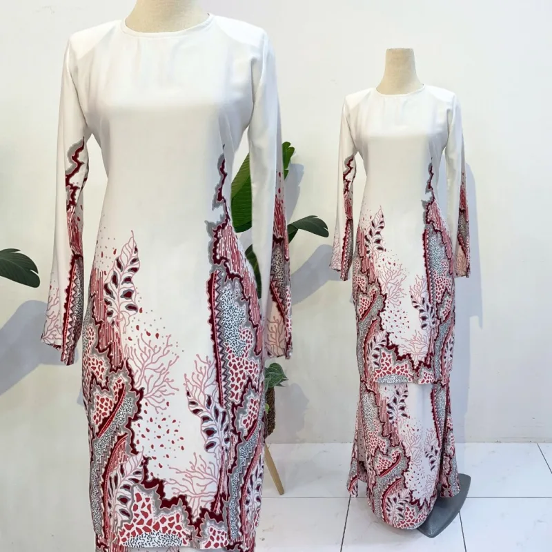 KURUNG MODEN BAIDURI CORAK BATIK | BATIK MALAYSIA | CORAK BATIK PRINTED | MATERIAL SAKURA thumbnail 2