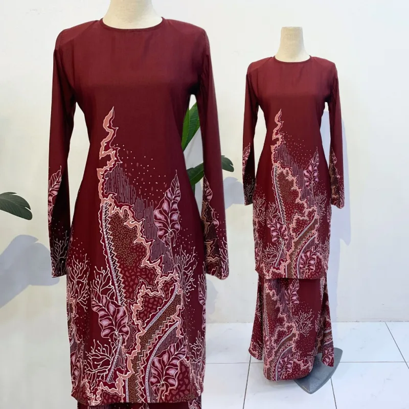 KURUNG MODEN BAIDURI CORAK BATIK | BATIK MALAYSIA | CORAK BATIK PRINTED | MATERIAL SAKURA thumbnail 4