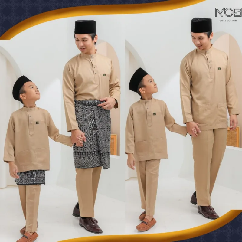 Set Family Hadeeqa In Mocha I Kurung Moden I Set Family I Raya 2026 By Moff Collection thumbnail 4