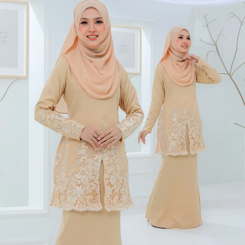 Set Family Hadeeqa In Mocha I Kurung Moden I Set Family I Raya 2026 By Moff Collection thumbnail 2