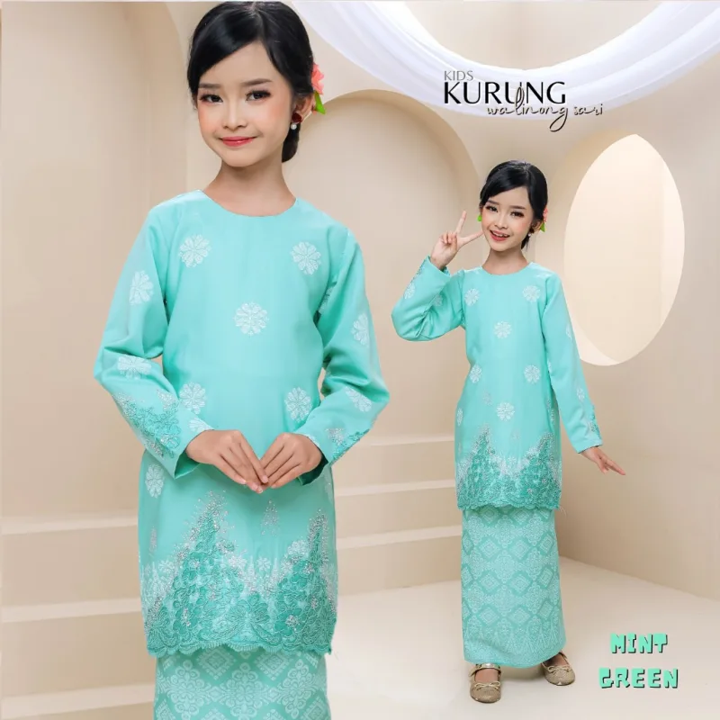KURUNG MODEN WALINONG SARI KIDS IN 5 COLOUR BY MOFF COLLECTION thumbnail 4