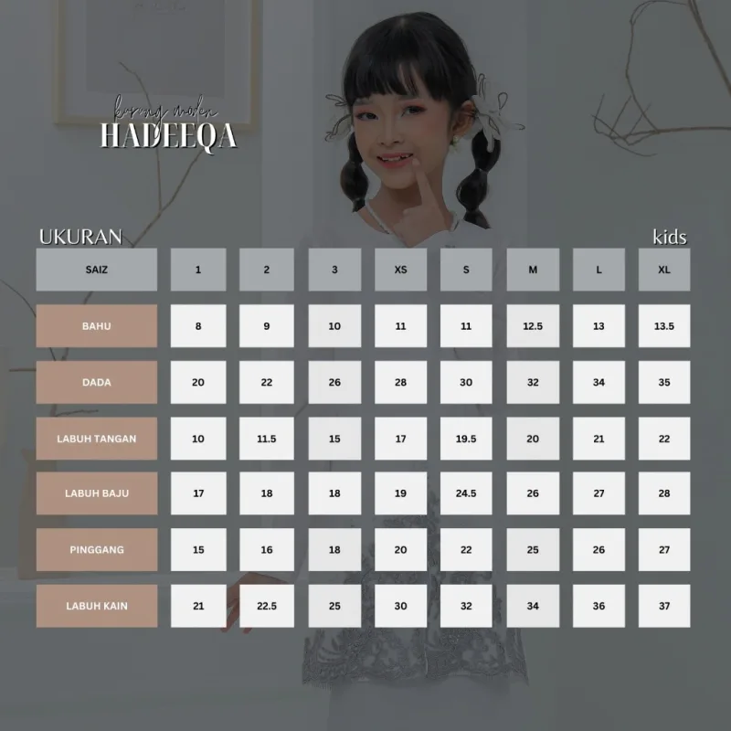 Set Family Hadeeqa In NUDE CHAMPAGNE I Kurung Moden I Set Family I Raya 2026 By Moff Collection thumbnail 5