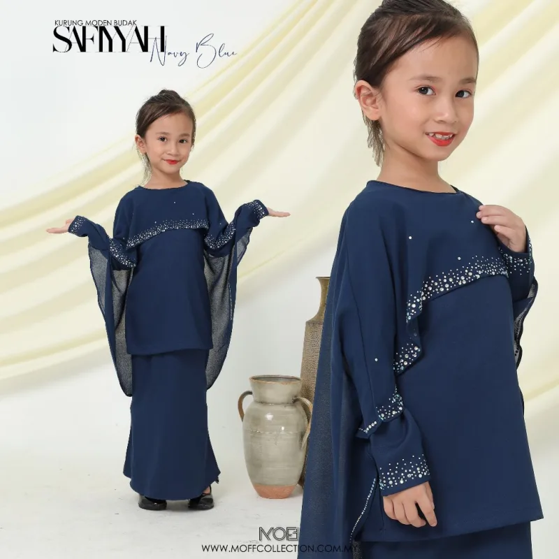 NEW DESIGN !! Kurung Moden Safiyyah Kids IN 5 COLOUR I Dinner I Tunang By Moff2U thumbnail 2