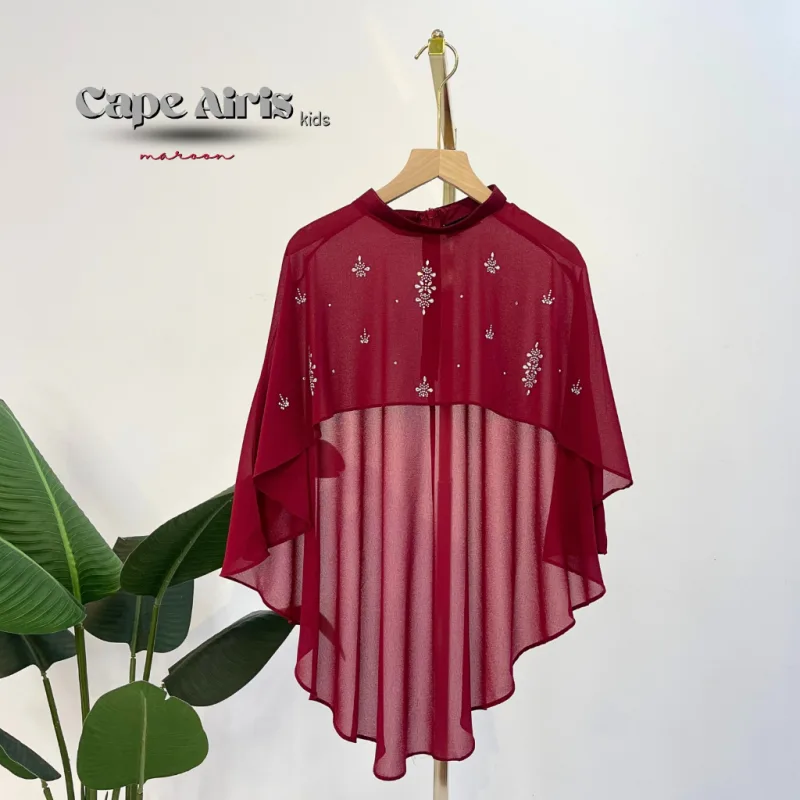 New Design !! Cape Airis BUDAK in 15 Colour I Nikah I Tunang I Kenduri I Dinner By Moff Collection thumbnail 4