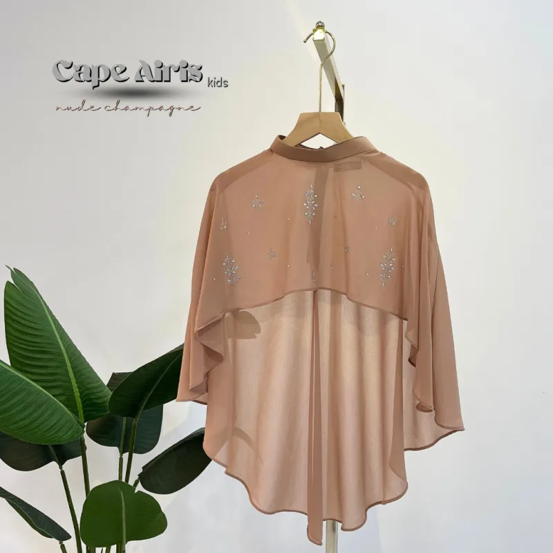 New Design !! Cape Airis BUDAK in 15 Colour I Nikah I Tunang I Kenduri I Dinner By Moff Collection thumbnail 3