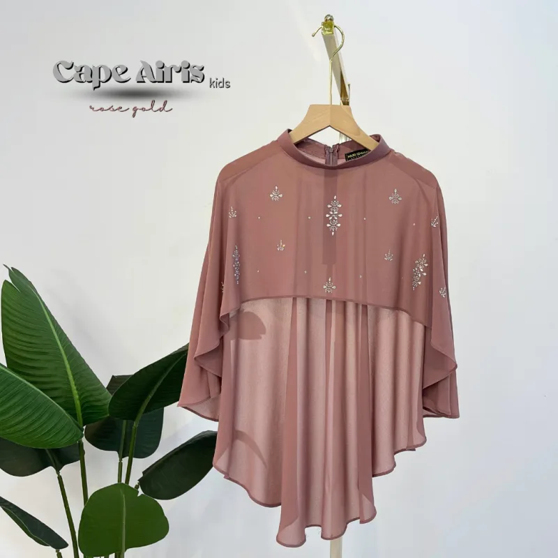 New Design !! Cape Airis BUDAK in 15 Colour I Nikah I Tunang I Kenduri I Dinner By Moff Collection thumbnail 5