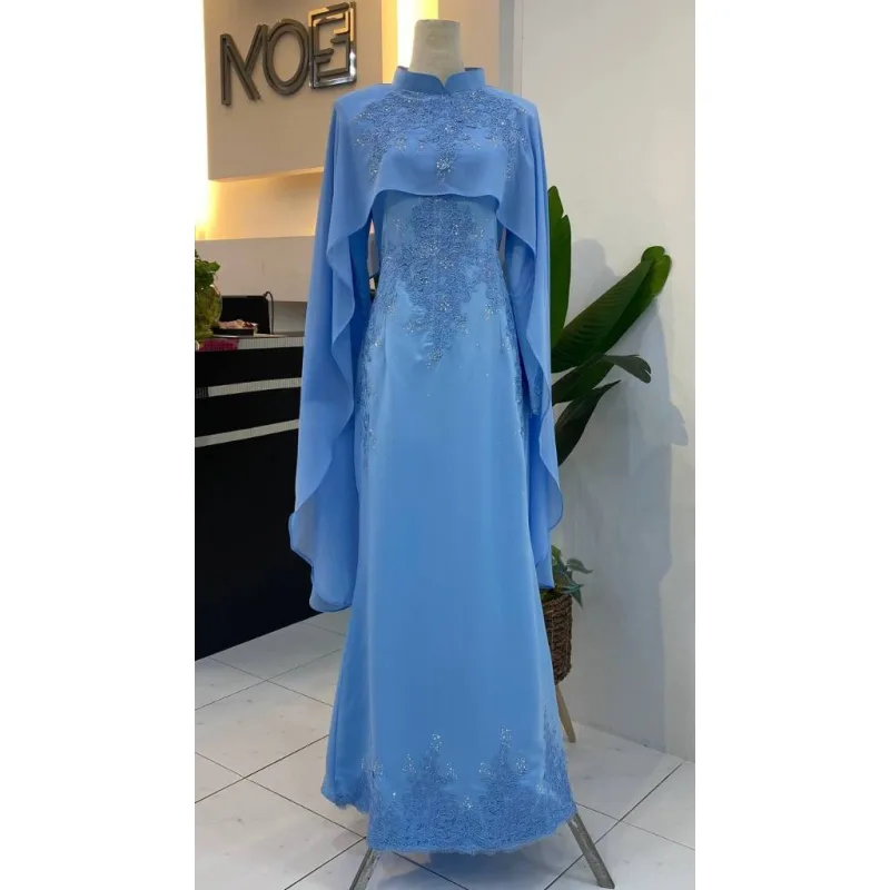 8 ITEM - 1 HARGA Bridal Set DRESS AFIYA IN BABY BLUE | Nikah Kahwin |Tunang | BY MOFF2U