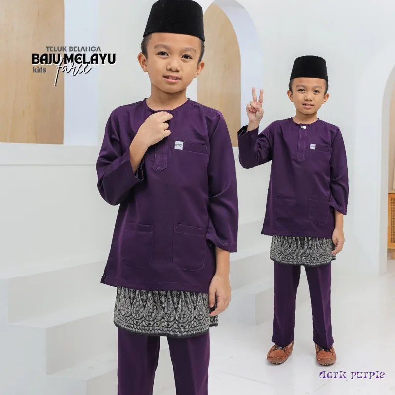 MOFF Kids BAJU Melayu Moden In 7 Colour | BAJU MELAYU BUDAK I TELUK BELANGA thumbnail 4
