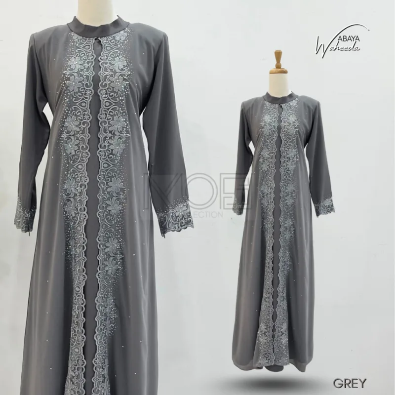 NEW ABAYA IN COLLECTION | ABAYA WAHEEDA TANPA SHAWL | IN 13 COLOUR thumbnail 5