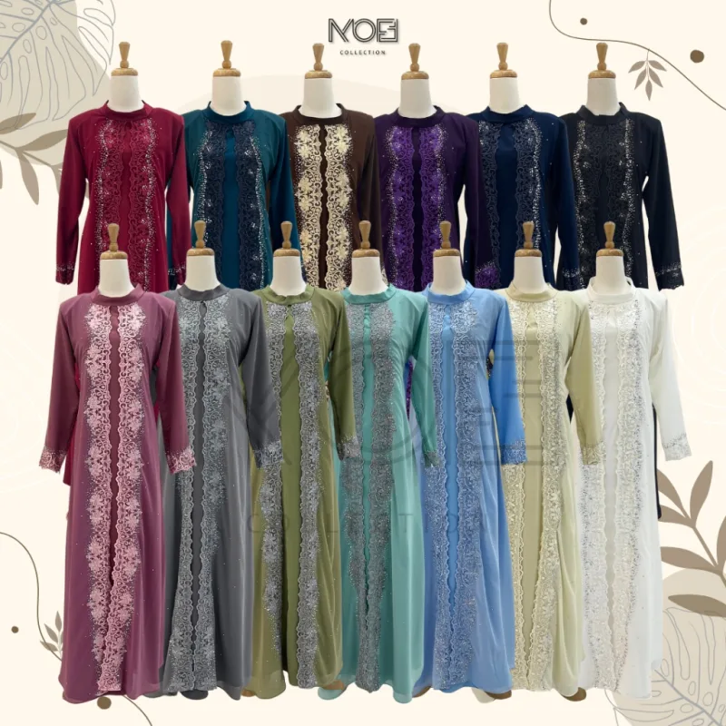 NEW ABAYA IN COLLECTION | ABAYA WAHEEDA TANPA SHAWL | IN 13 COLOUR