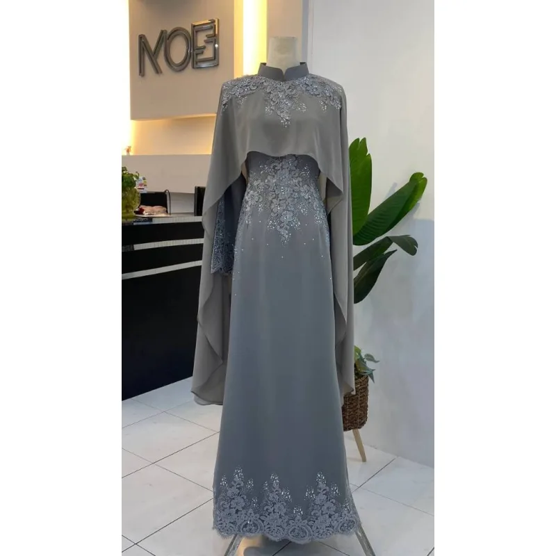 8 ITEM - 1 HARGA Bridal Set DRESS AFIYA IN GREY | Nikah Kahwin |Tunang | BY MOFF2U thumbnail 2