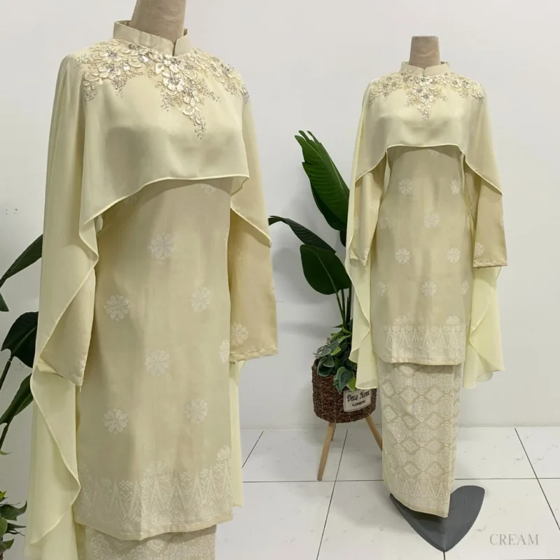 NEW DESIGN !! Kurung Moden Neelam IN 12 COLOUR I Dinner I Tunang By Moff2U thumbnail 3