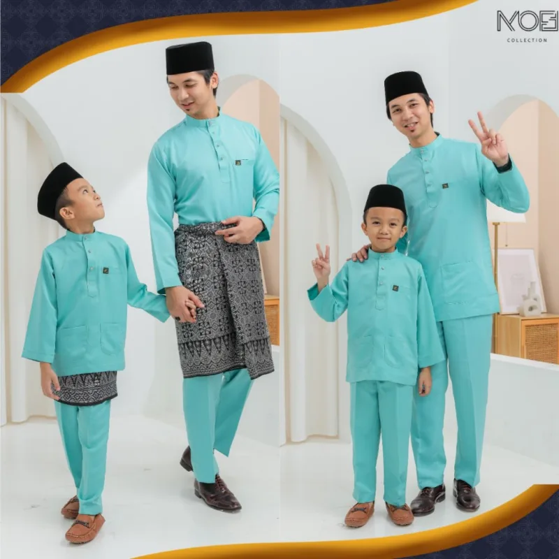 Set Family Kebarung Dang Anom In Mint Green I Set Family I Raya 2026 by Moff Collection thumbnail 4
