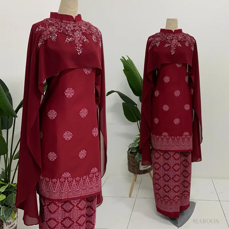 NEW DESIGN !! Kurung Songket Afiya IN 12 COLOUR I Dinner I Tunang By Moff2U thumbnail 2