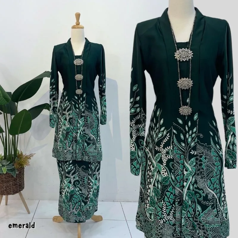 KEBARUNG MODEN FLORA CORAK BATIK | BATIK MALAYSIA | CORAK BATIK PRINTED | MATERIAL SELESA | PROMOSI HARGA RENDAH thumbnail 2