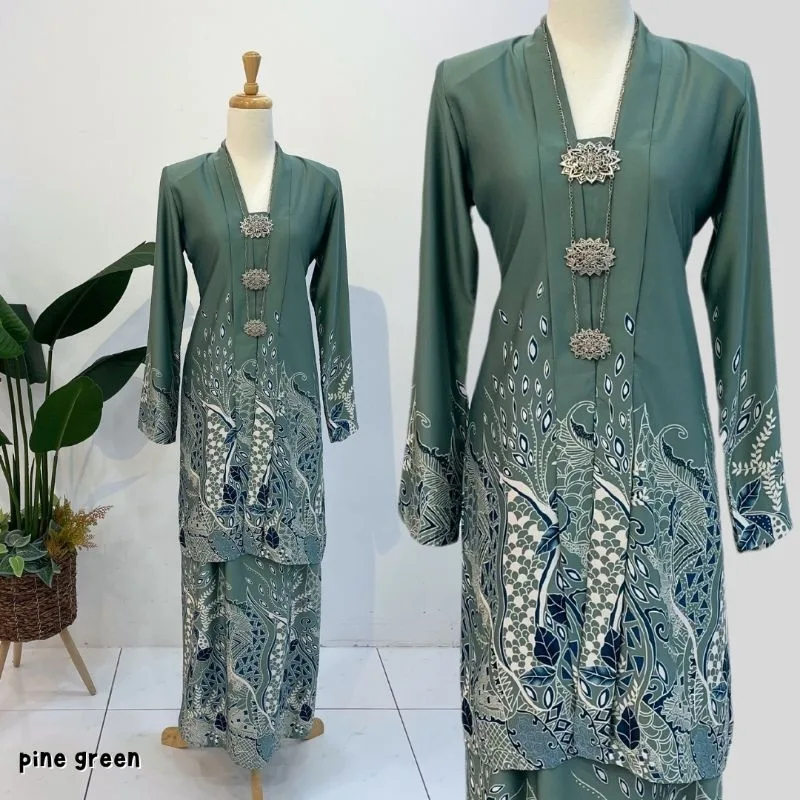KEBARUNG MODEN FLORA CORAK BATIK | BATIK MALAYSIA | CORAK BATIK PRINTED | MATERIAL SELESA | PROMOSI HARGA RENDAH thumbnail 5
