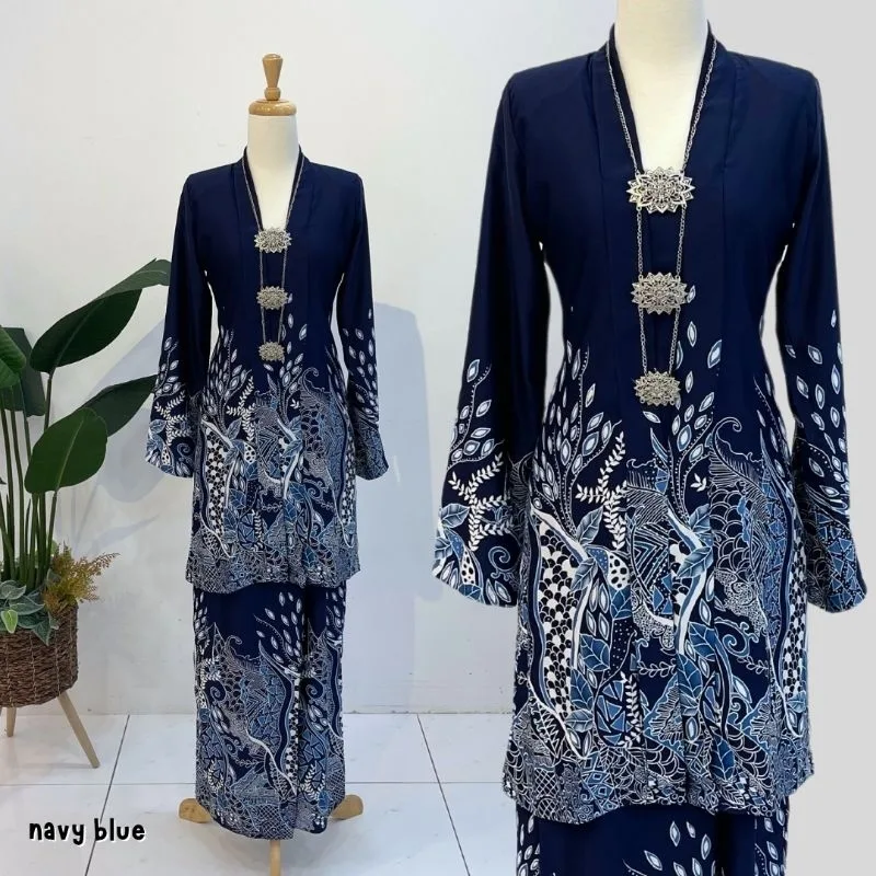 KEBARUNG MODEN FLORA CORAK BATIK | BATIK MALAYSIA | CORAK BATIK PRINTED | MATERIAL SELESA | PROMOSI HARGA RENDAH thumbnail 4