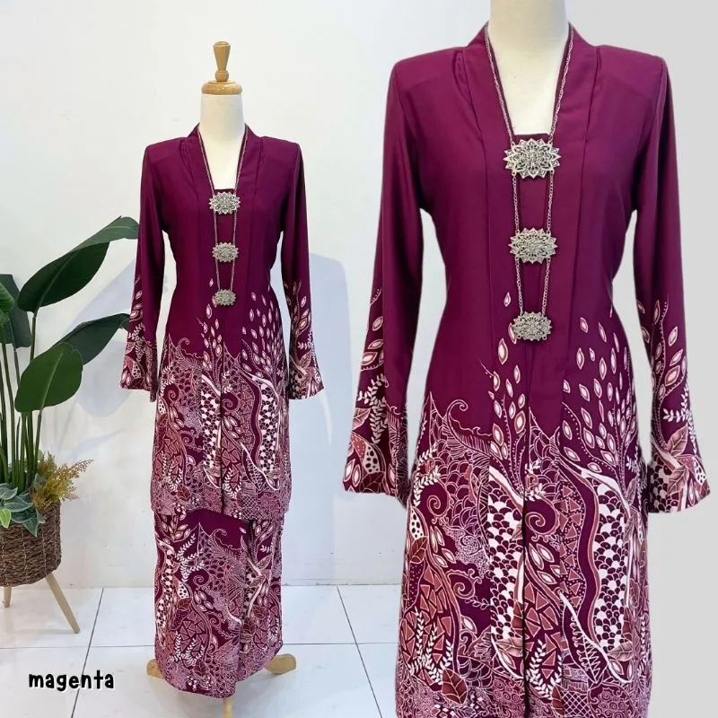 KEBARUNG MODEN FLORA CORAK BATIK | BATIK MALAYSIA | CORAK BATIK PRINTED | MATERIAL SELESA | PROMOSI HARGA RENDAH thumbnail 3