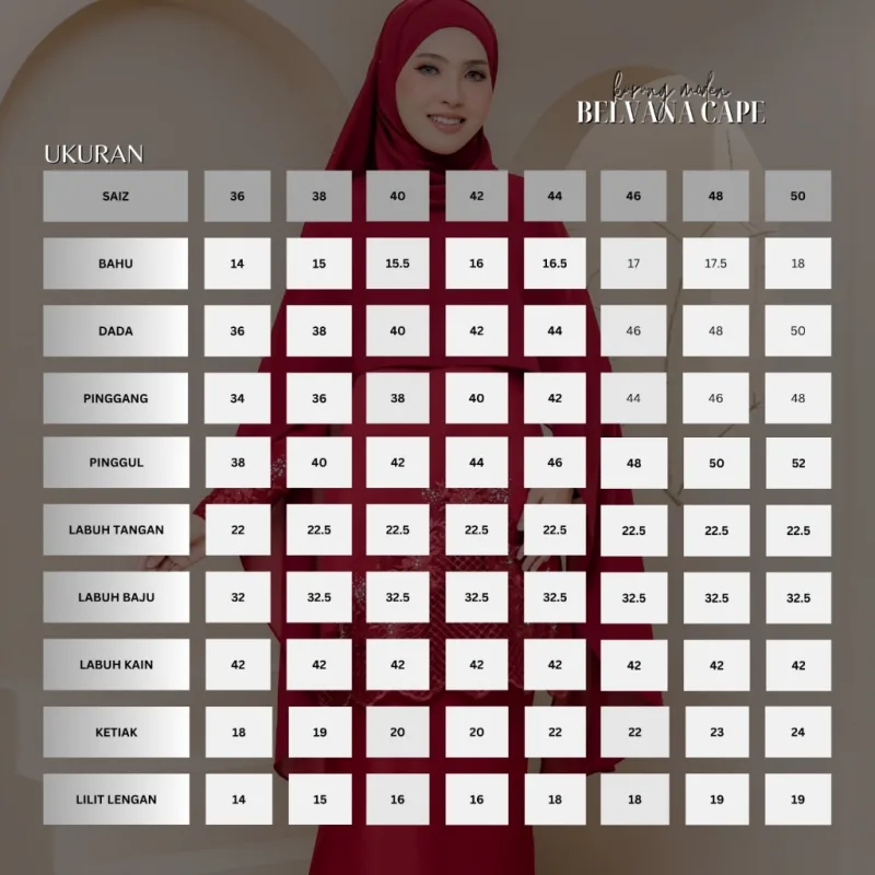 Set Family Belvana Cape In Baby Blue I Kurung Moden I Set Family I Raya 2026 By Moff Collection thumbnail 5