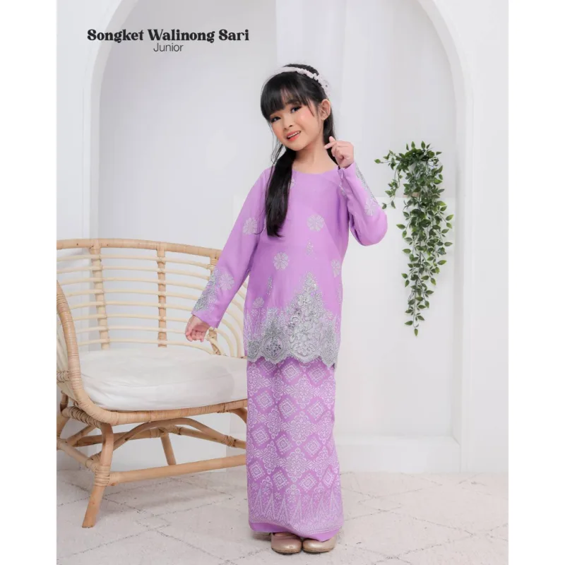KURUNG MODEN WALINONG SARI KIDS IN 5 COLOUR BY MOFF COLLECTION thumbnail 5