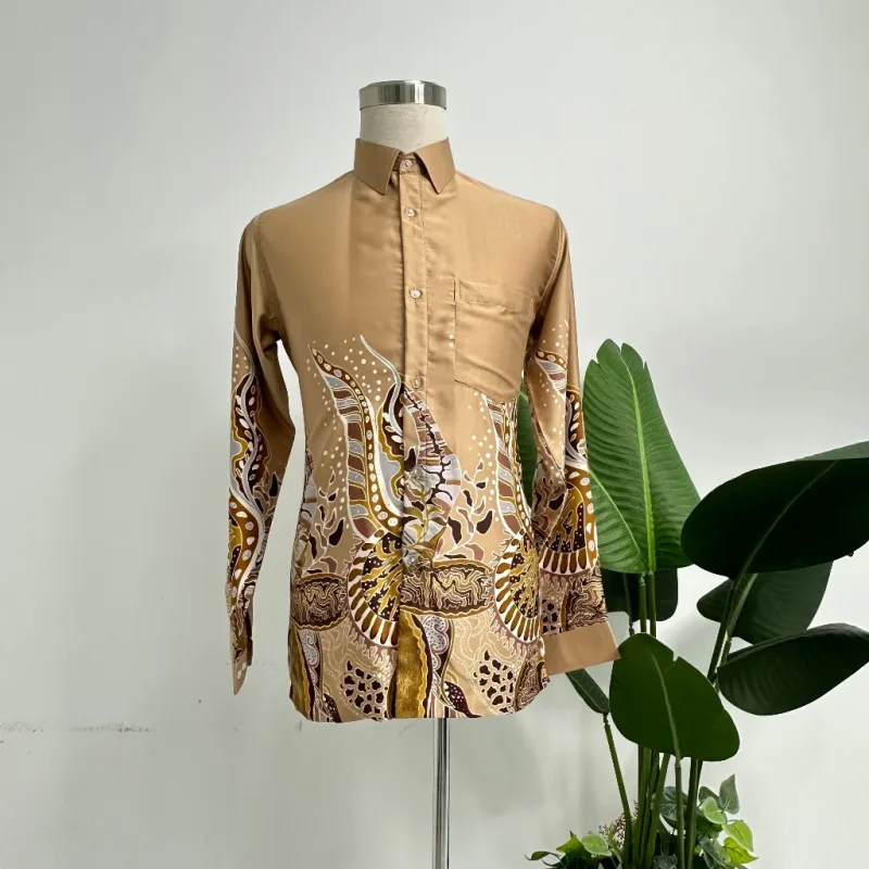 NEW DESIGN !!! KEMEJA CORAK BATIK DEANA | STOCK LIMIT | CORAK BATIK MALAYSIA | BATIK CANTIK thumbnail 2