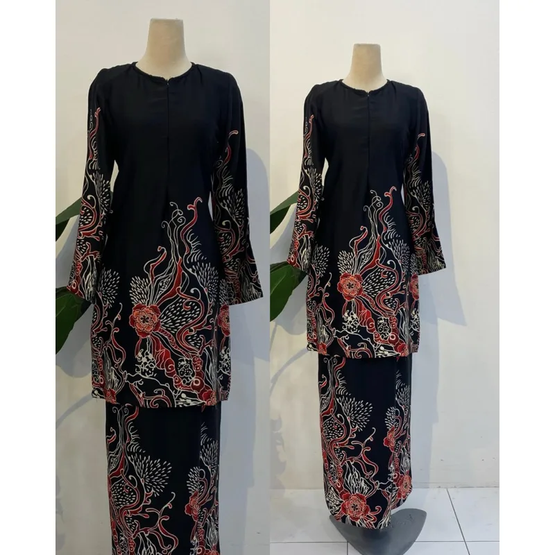 KURUNG MODEN KOTA BHARU CORAK BATIK | BATIK MALAYSIA | CORAK BATIK PRINTED | MATERIAL SELESA | PROMOSI HARGA RENDAH thumbnail 5