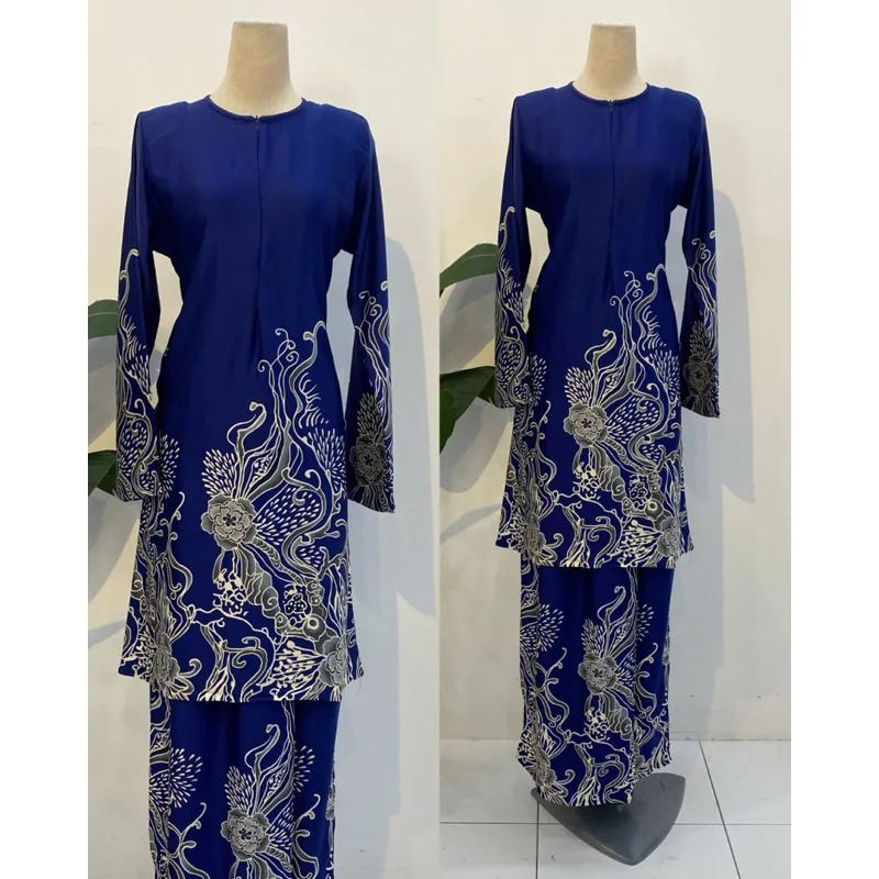 KURUNG MODEN KOTA BHARU CORAK BATIK | BATIK MALAYSIA | CORAK BATIK PRINTED | MATERIAL SELESA | PROMOSI HARGA RENDAH thumbnail 2