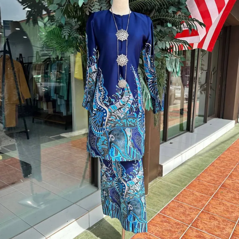 KURUNG MODEN DEANA BATIK CORAK BATIK PRINTED | MATERIAL SELESA | PROMOSI HARGA RENDAH Clot thumbnail 5
