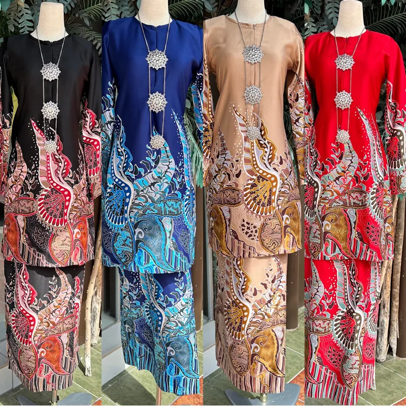 KURUNG MODEN DEANA BATIK CORAK BATIK PRINTED | MATERIAL SELESA | PROMOSI HARGA RENDAH Clot thumbnail 2