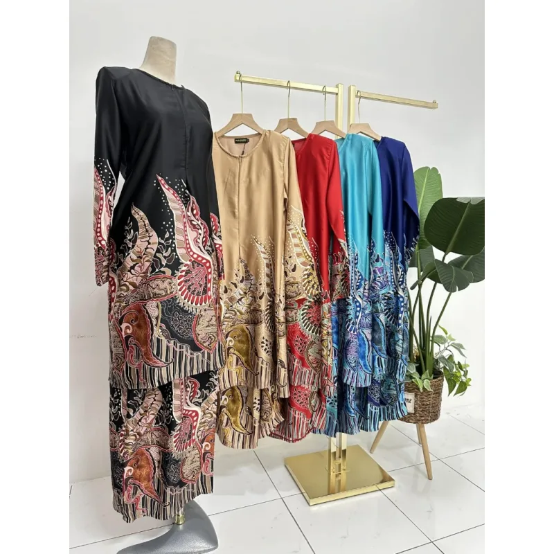KURUNG MODEN DEANA BATIK CORAK BATIK PRINTED | MATERIAL SELESA | PROMOSI HARGA RENDAH Clot